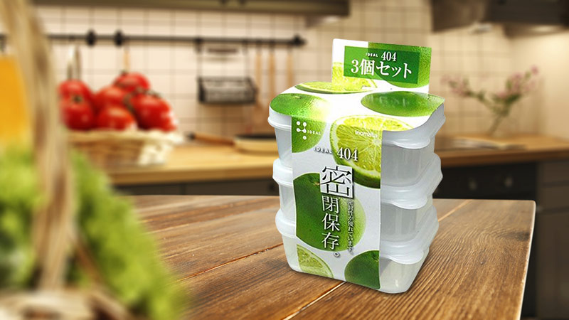 Set 3 hộp nhựa Inomata chịu nhiệt 190ml