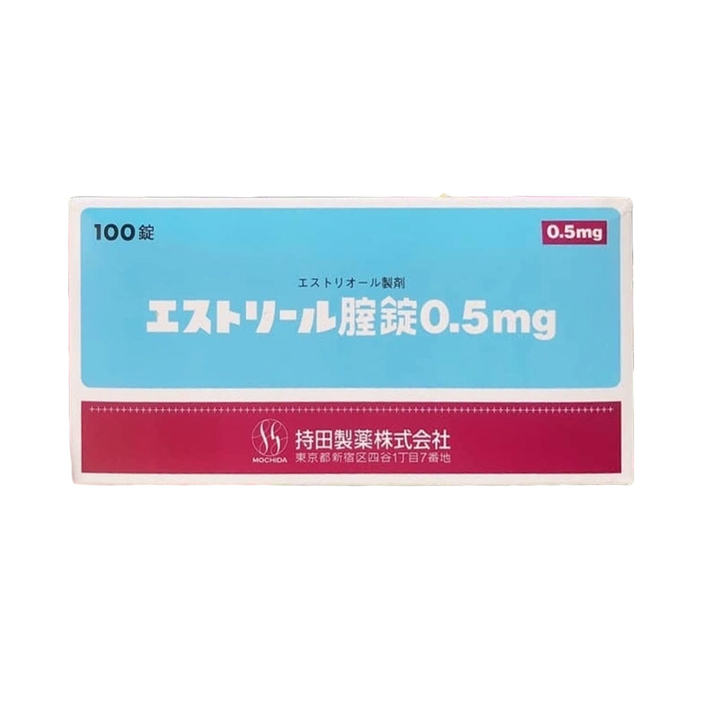 Viên đặt phụ khoa Nhật bản Mochida 0.5mg - 1 vỉ