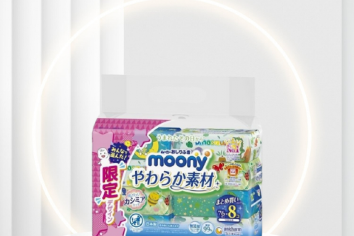 Khăn giấy ướt Moony 76 tờ