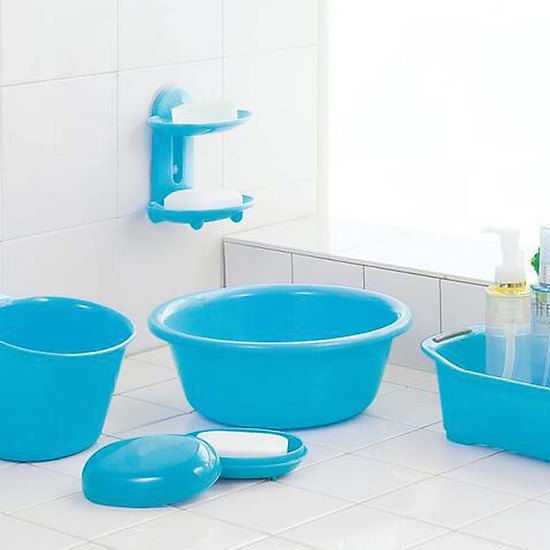 Chậu nhựa Sanada Ag+ Jabu 3L - xanh