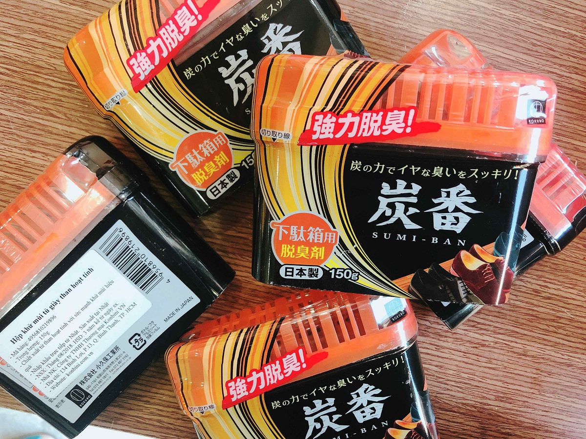 Hộp khử mùi tủ giày Kokubo 150g