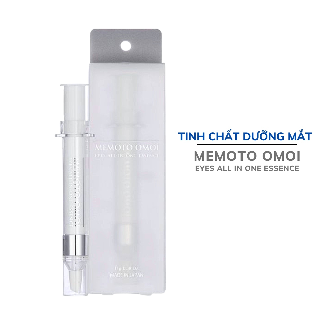 Tinh chất dưỡng mắt NMN Memoto Omoi chống nhăn, giảm thâm 11g