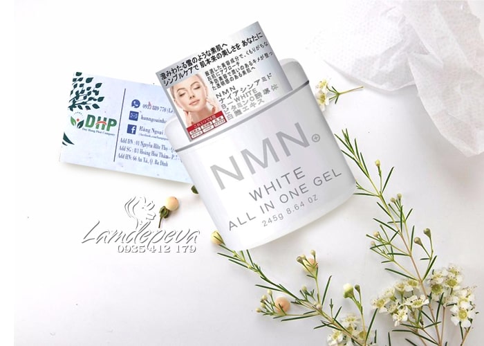 Gel dưỡng ẩm NMN White All-in-One dạng gel dưỡng ẩm, làm sáng da 245g