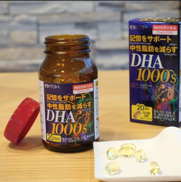 Viên uống bổ não ITOH bổ sung DHA 1000s hộp 120 viên