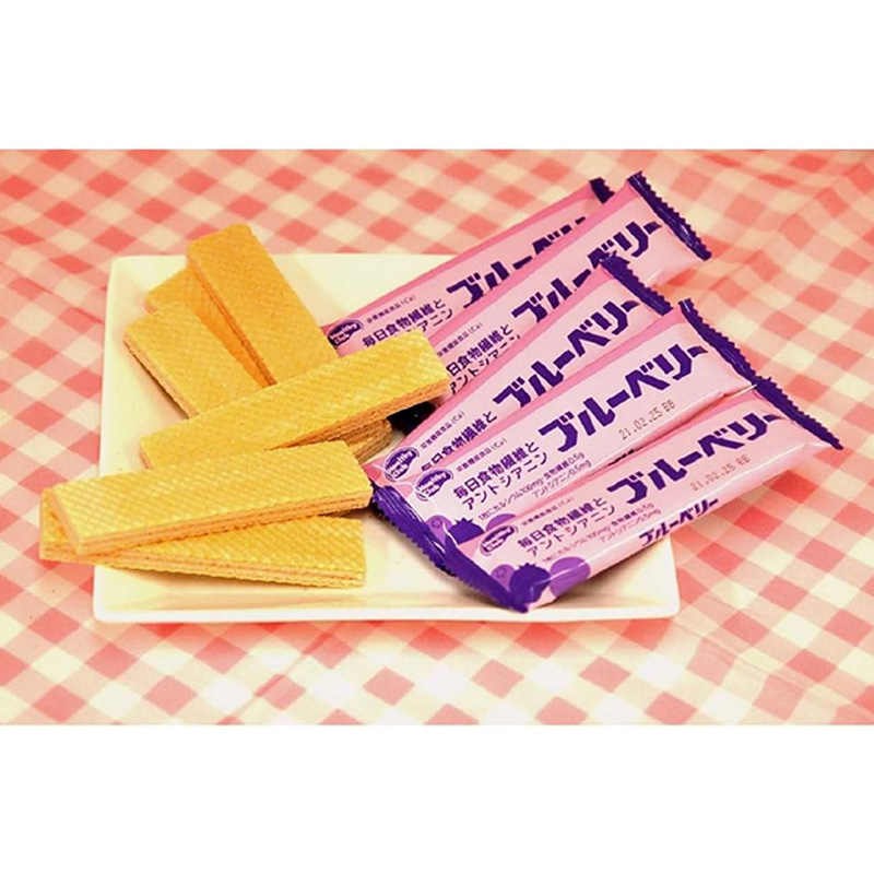 Bánh xốp Hamada bổ sung canxi vị việt quất 284g