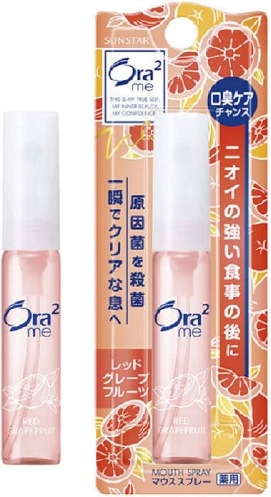 Xịt thơm miệng Sunstar Ora 2 6ml (8 loại) (Hương bưởi)
