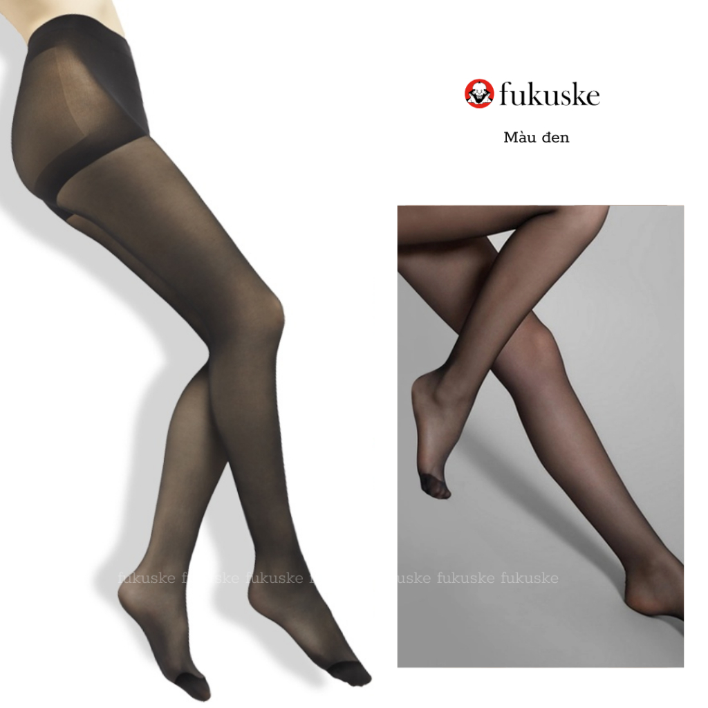 Quần tất Fukuske - Tough Leg - Thoải mái ML/535 - đen
