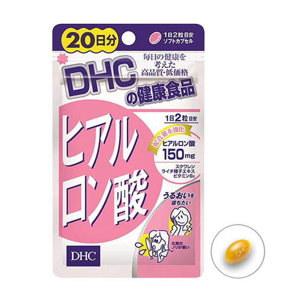 Viên uống cấp nước DHC Hyaluronic Acid đẹp da 20 ngày gói 40 viên