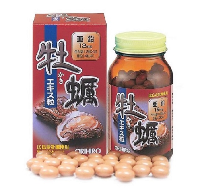 Viên uống hỗ trợ tăng cường sinh lí Orihiro chiết xuất tinh chất hàu tươi 120 viên