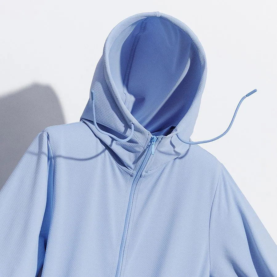 Áo chống nắng Uniqlo UV AIRism 2024 - 61 Blue (Size XL)