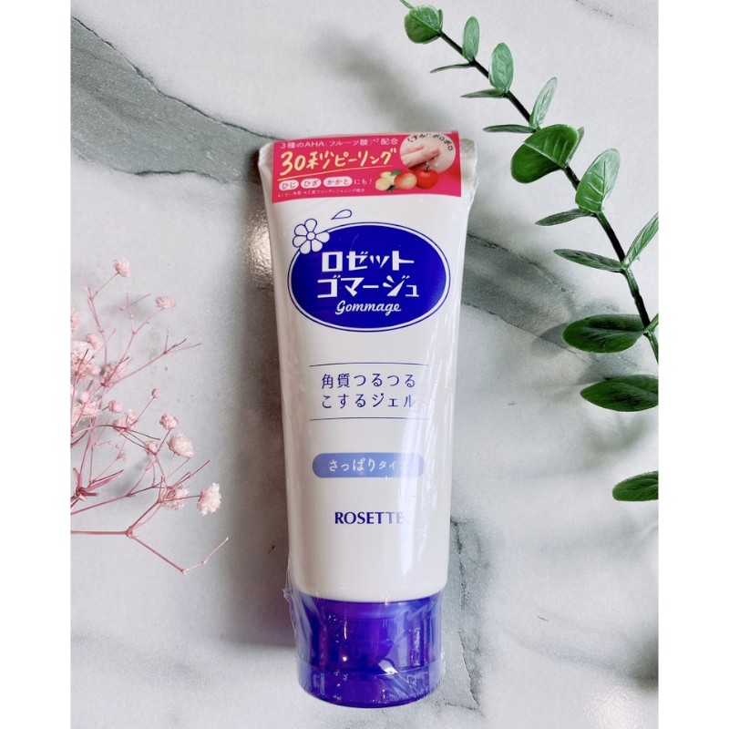 Gel tẩy da chết Rosette 180g - Xanh (mẫu mới)