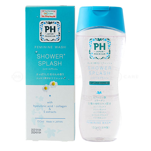 Dung dịch vệ sinh phụ nữ pH Care Japan Premium 150ml (4 loại) (Shower Splash)
