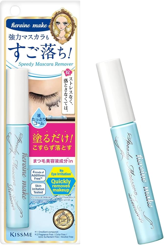 Tẩy trang mascara Kissme Heroin dưỡng ẩm cho mi 6.6ml