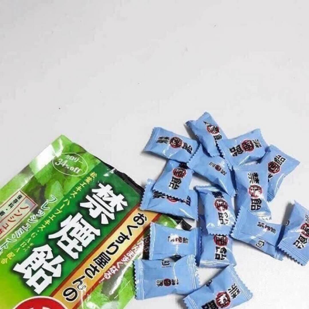 Kẹo ngậm cai thuốc lá Kusuriya bạc hà Nhật Bản 70g