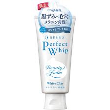 Sữa rửa mặt sáng da Senka Perfect White Clay 120g (trắng mới)