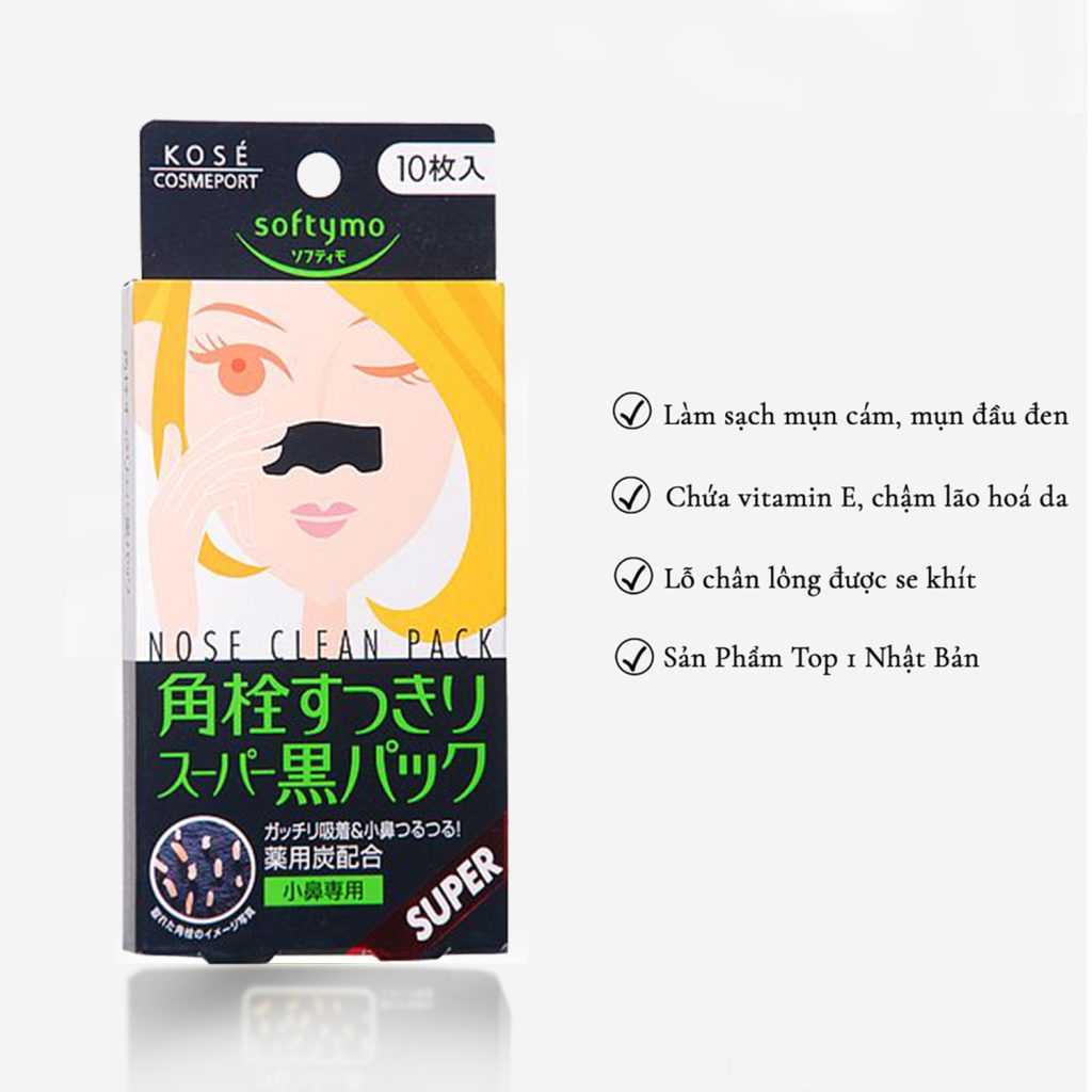 Miếng dán lột mụn Kose hộp 10 miếng