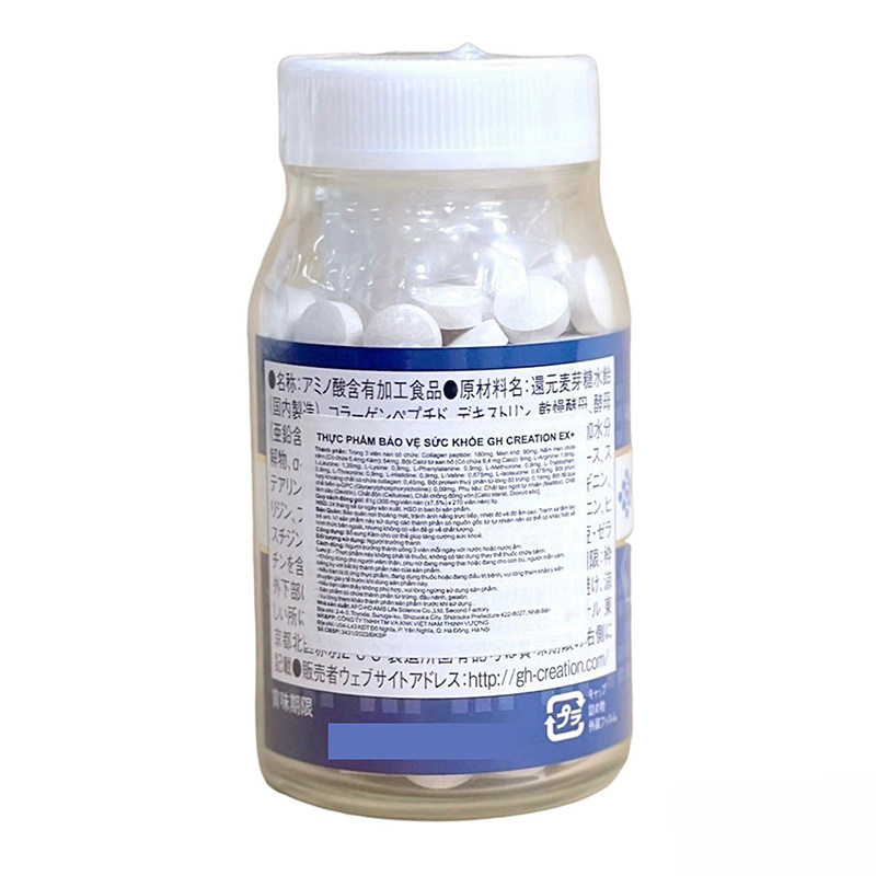 Viên uống hỗ trợ tăng chiều cao GH Creation 270 viên