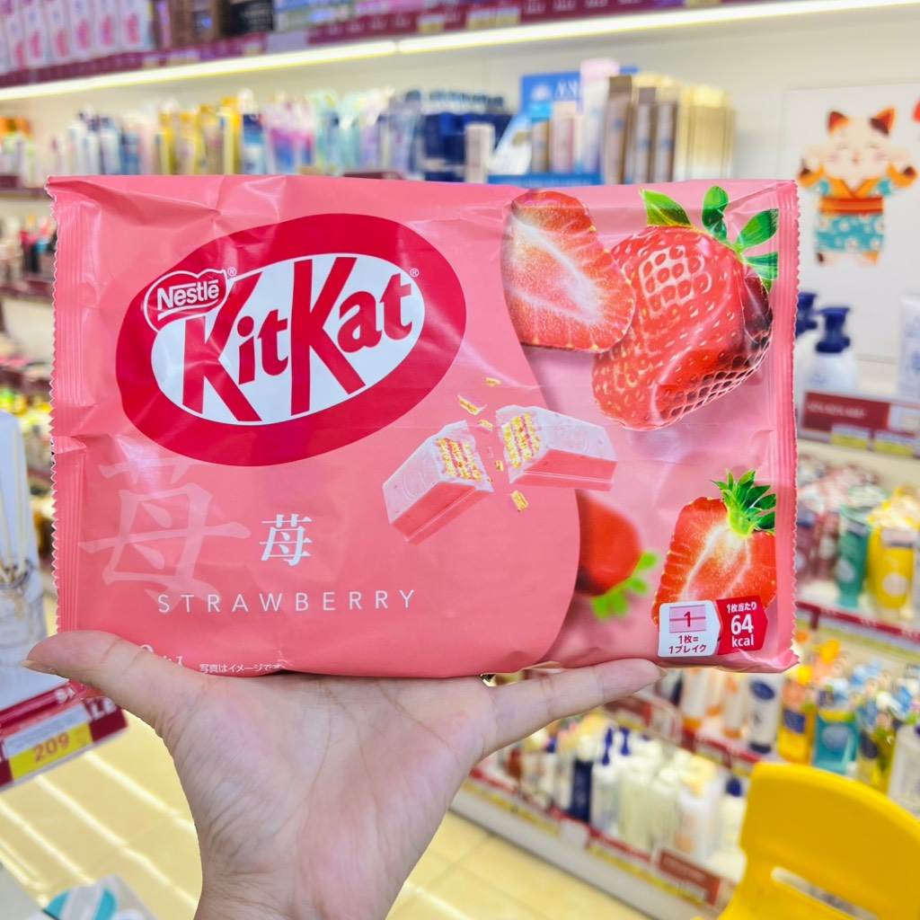 Bánh kitkat vị dâu tây