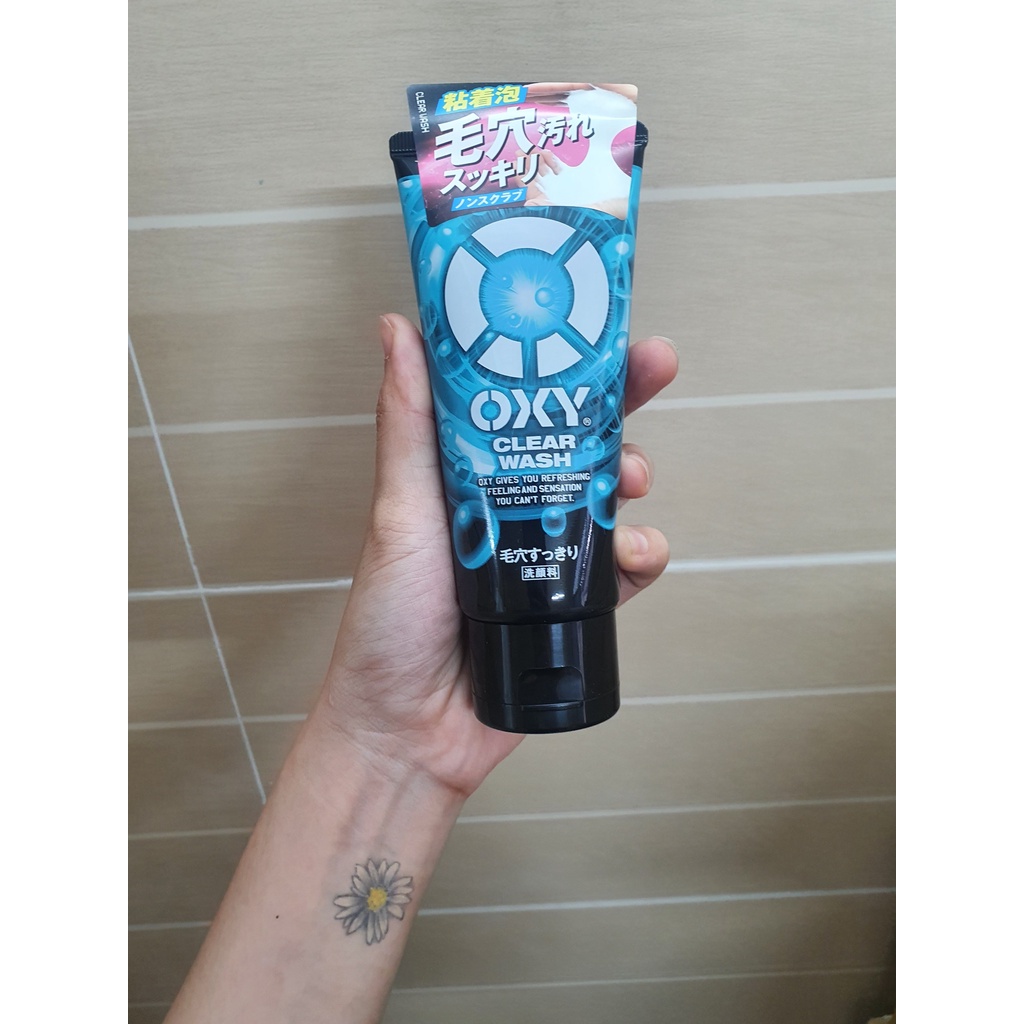 Sữa rửa mặt làm sạch, dưỡng ẩm cho nam Oxy Clear Wash (130g)