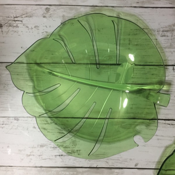 Đĩa nhựa pha lê hình chiếc lá Yamada Monstera
