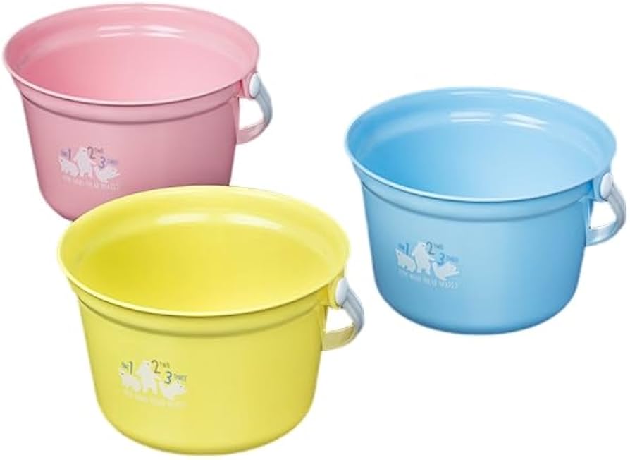 Xô nhựa Nakaya nhỏ có quai 2.2L - xanh