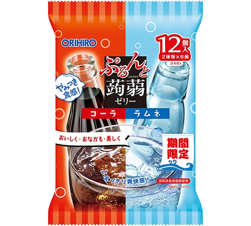 Thạch trái cây Orihiro vị cocacola và soda
