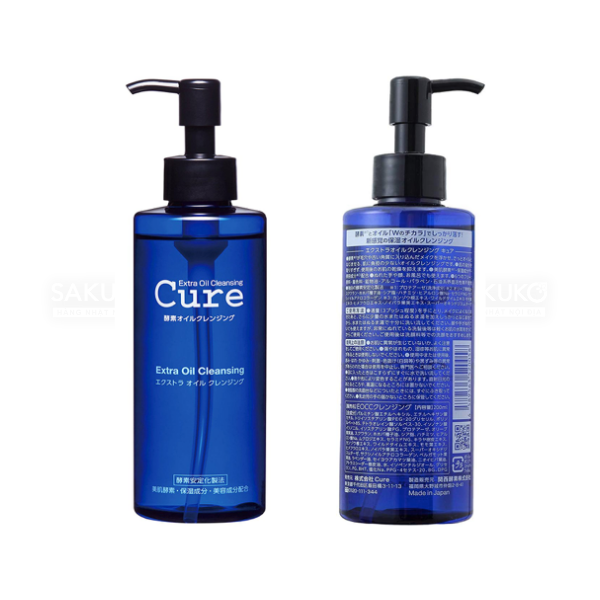 Dầu Tẩy Trang Cao Cấp CURE Extra Oil Cleansing Nhật Bản 200ml