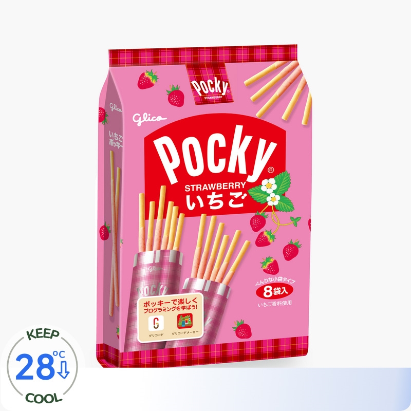 Bánh que Pocky Glico dâu tây
