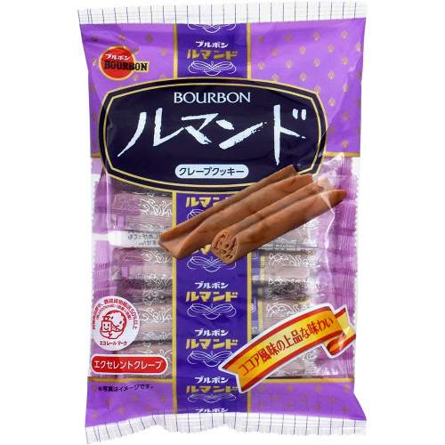 Bánh xốp phủ socola Bourbon Lumonde vị kem Rollita