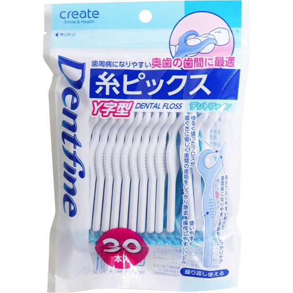 Tăm nha khoa Create Dental Floss hình chữ Y gói 30 chiếc