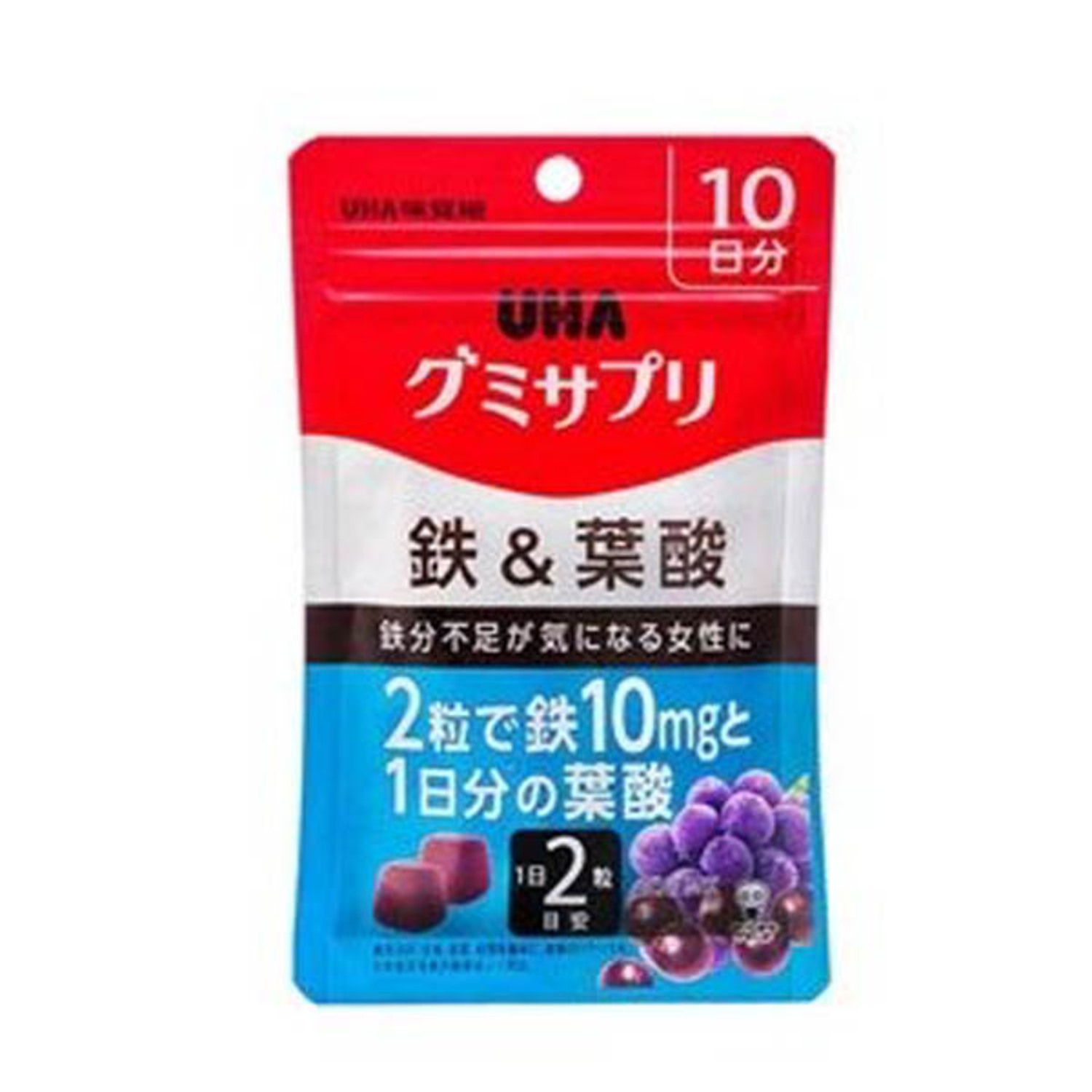 Kẹo dẻo bổ sung Sắt & Axit Folic cung cấp 10 ngày (20 Viên)