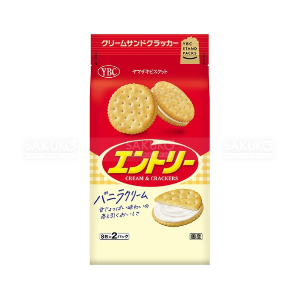 Bánh quy kem YBC vị vani 16 chiếc