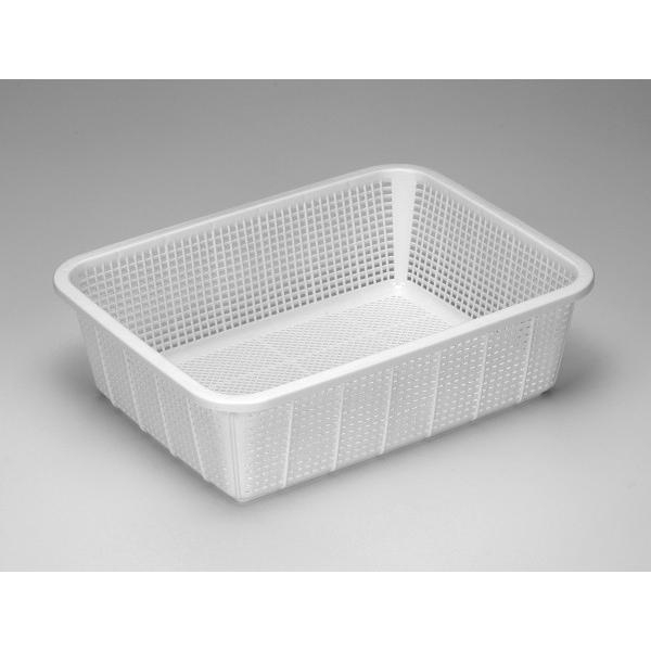 Rổ nhựa Inomata hình chữ nhật - trắng