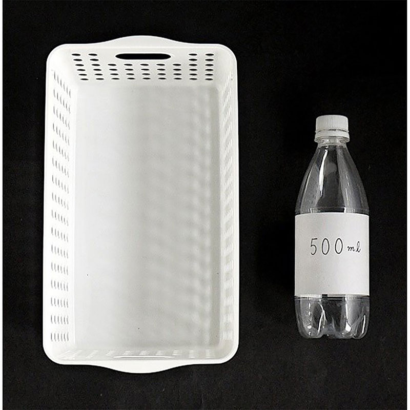 Giỏ nhựa Inomata 30 x 16 x 12cm - trắng