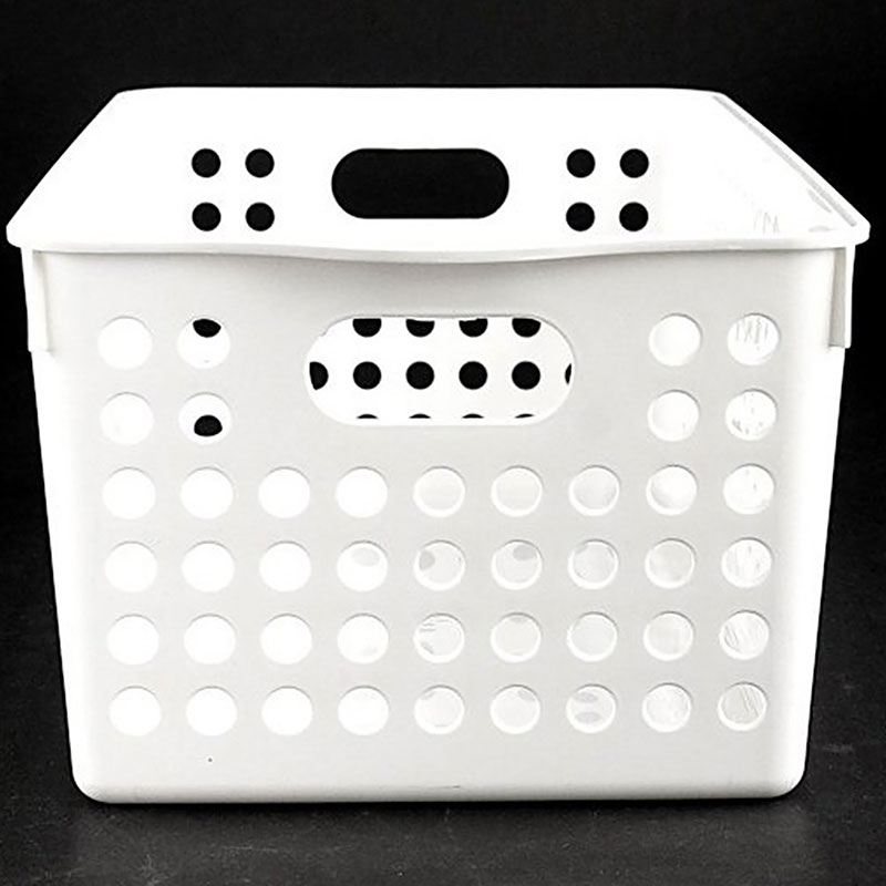 Giỏ nhựa Inomata 30 x 16 x 12cm - trắng