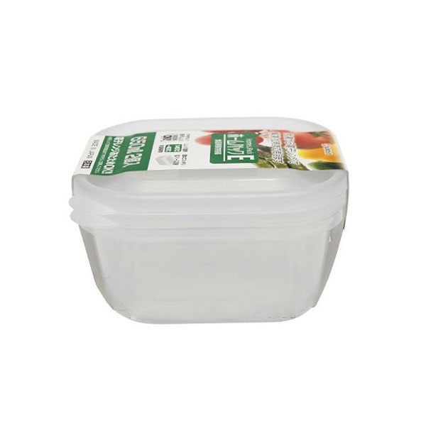 Set 2 hộp nhựa Nakaya 650ml - trắng