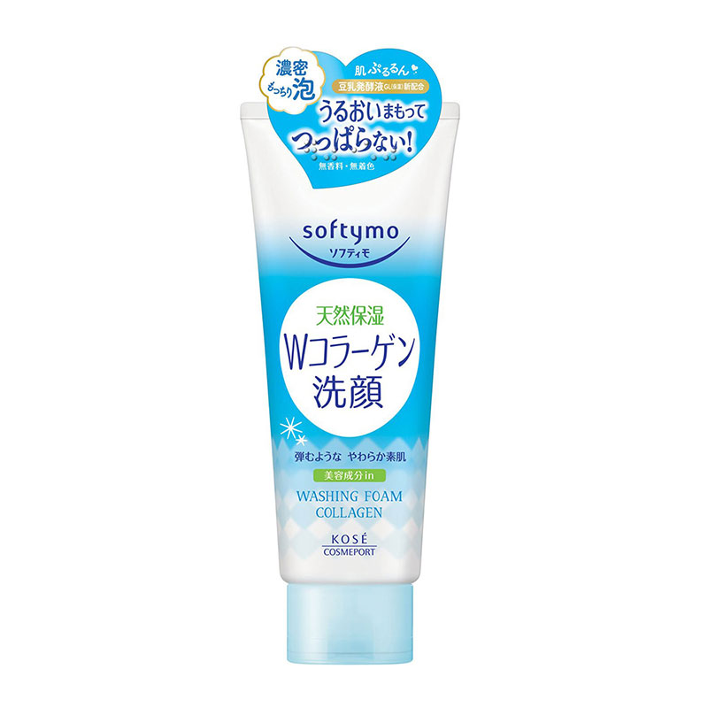 Sữa rửa mặt tạo bọt bổ sung Collagen trắng da Kose 150g (xanh)