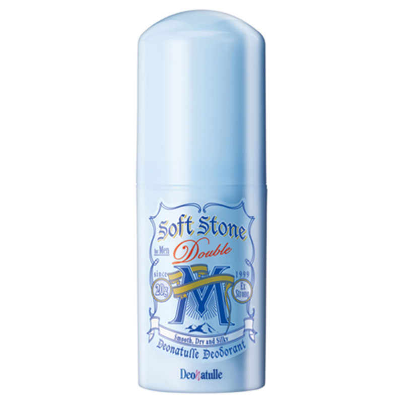 Lăn khử mùi Softstone Double Deonatulle đá khoáng cho nam 20g (mẫu mới)