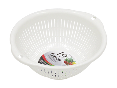 Rổ nhựa lưới Sanada Fresh 19cm - Trắng