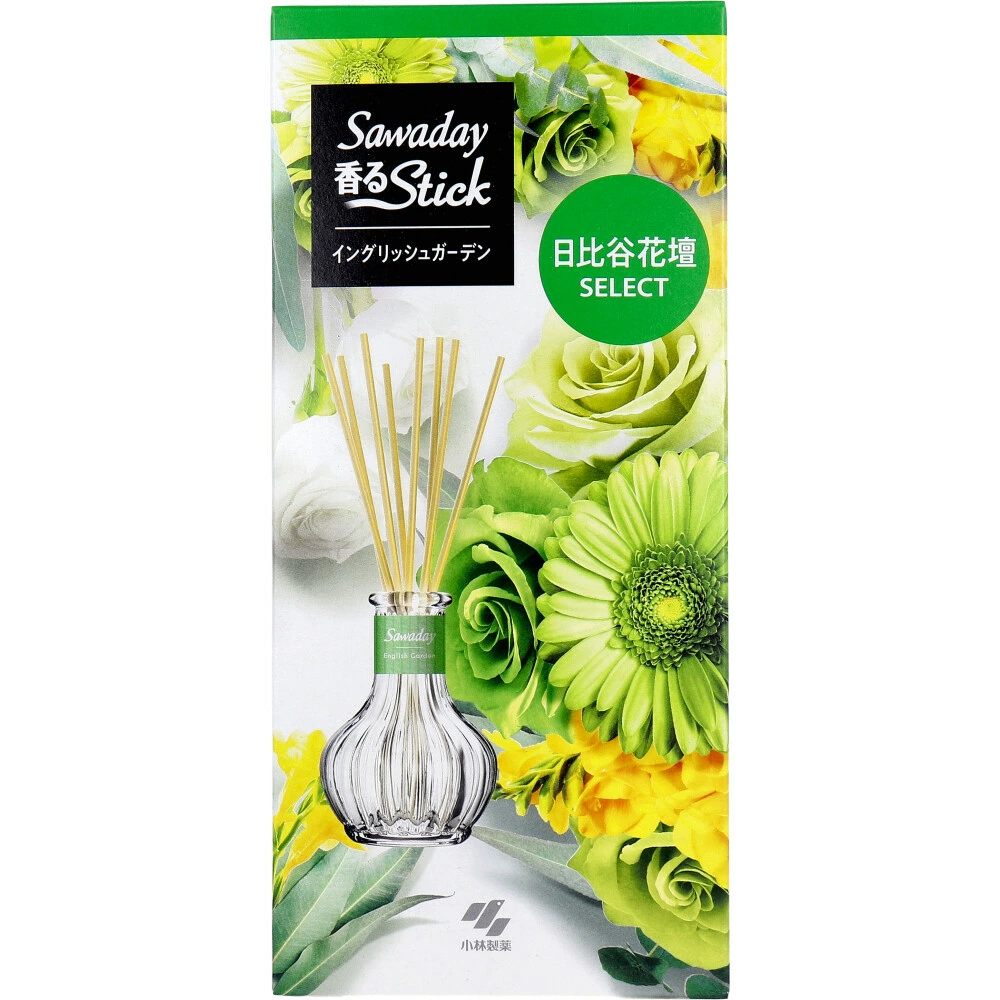 Cắm thơm phòng Sawaday Stick hương hoa 70ml (3 loại) (Vườn thiên nhiên (Xanh lá))