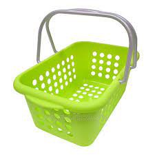 Giỏ đựng đồ có quai Inomata - xanh lá 