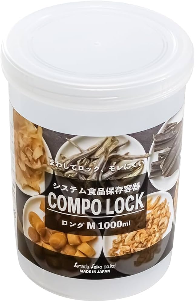 Hộp đựng thực phẩm Sanada nắp vặn 1L