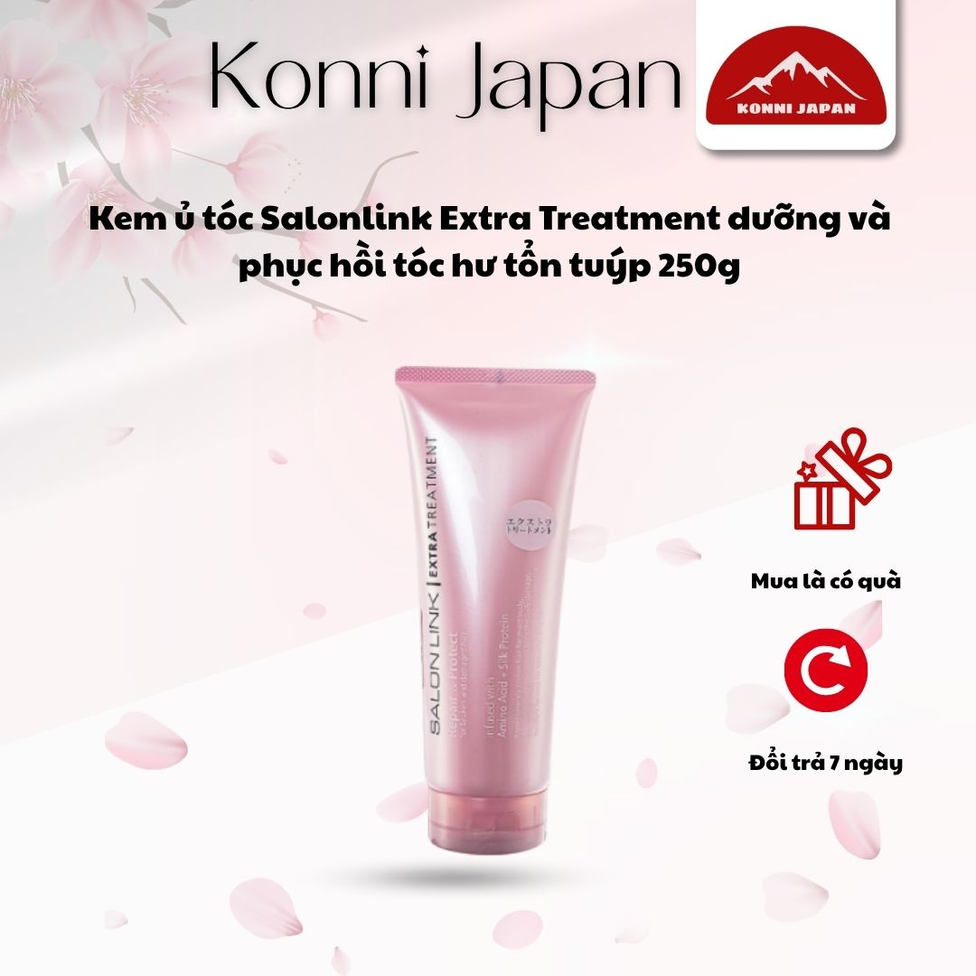 Kem ủ tóc Salonlink Extra Treatment dưỡng và phục hồi tóc hư tổn tuýp 250g