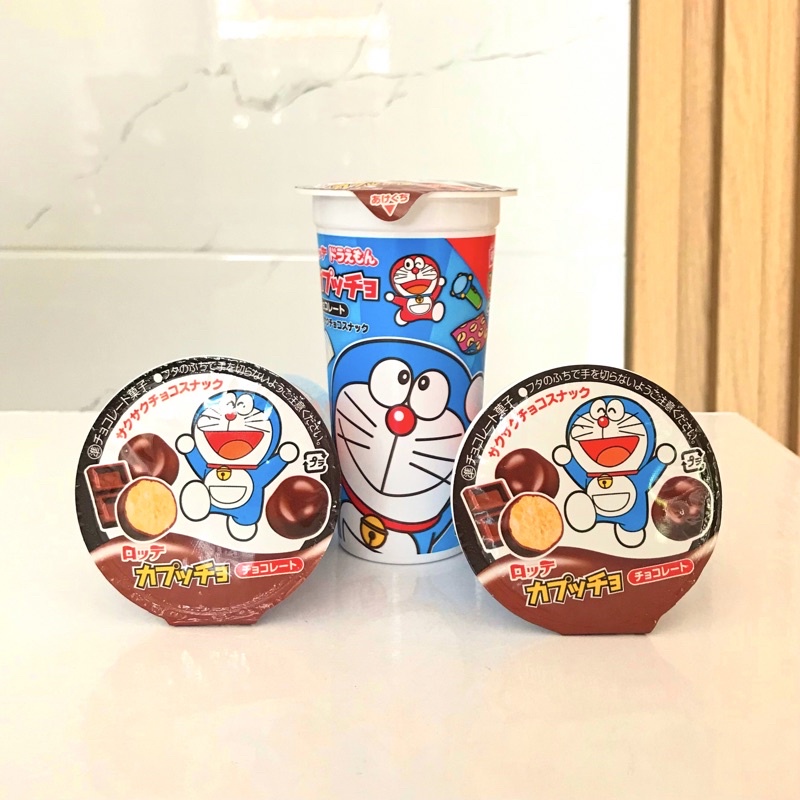 Bánh Lotte chocolate capuchino Doraemon 37G