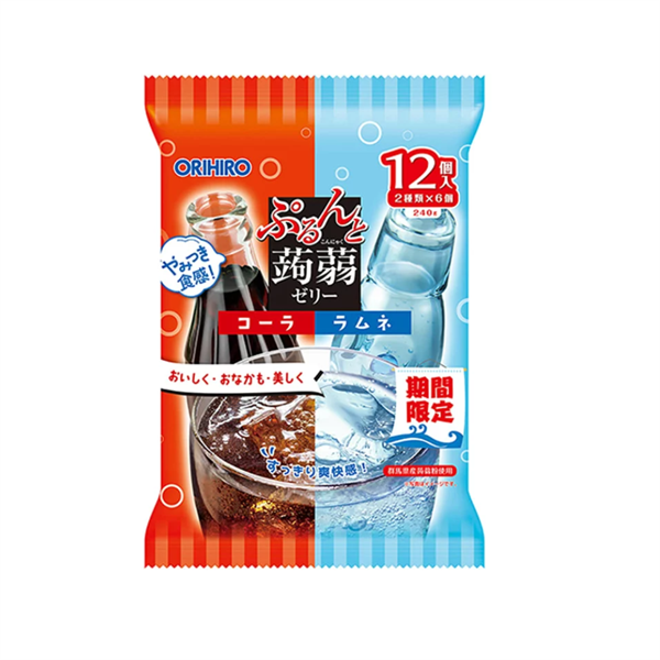 Thạch trái cây Orihiro vị cocacola và soda