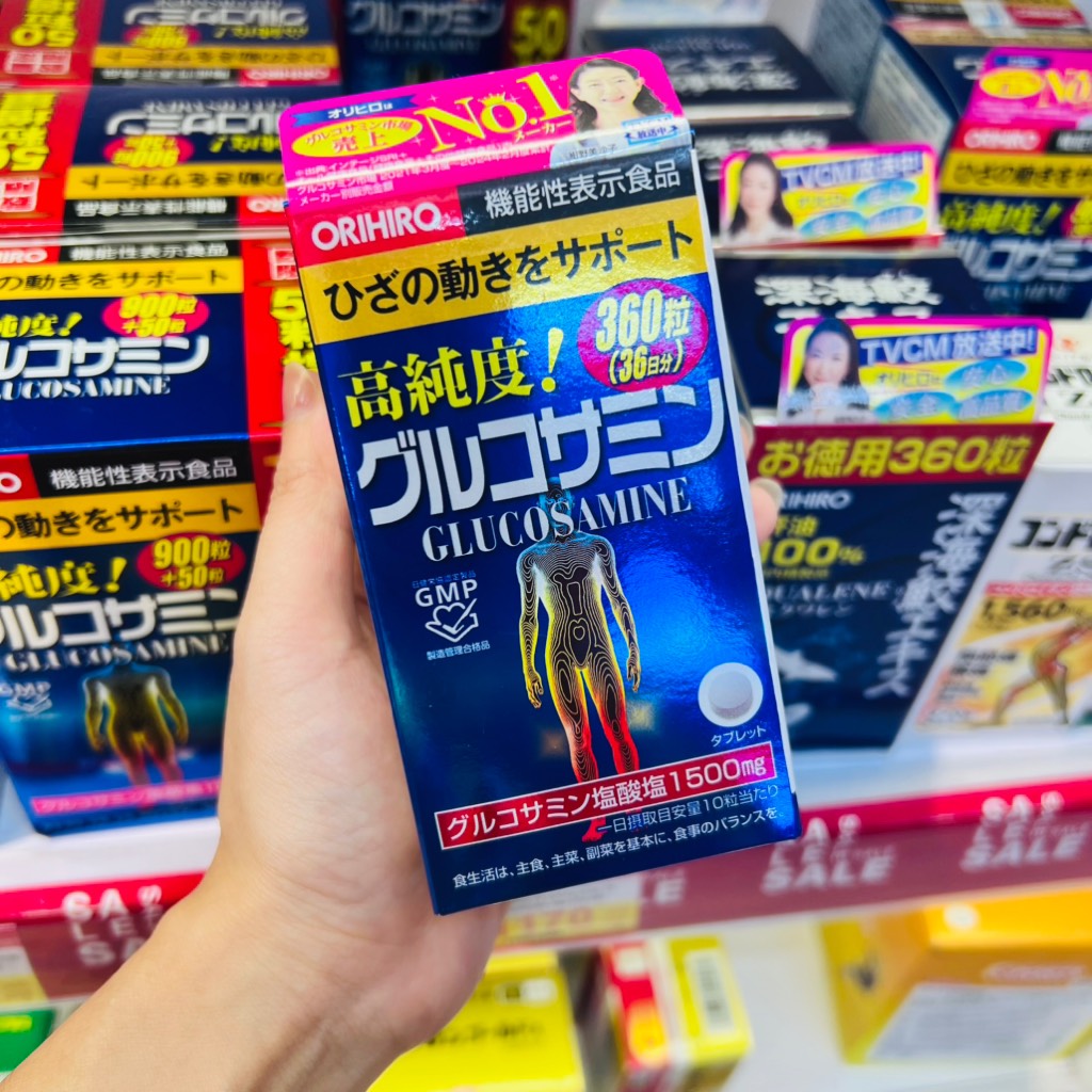 Viên uống bổ xương khớp Glucosamine Orihiro 360 Viên