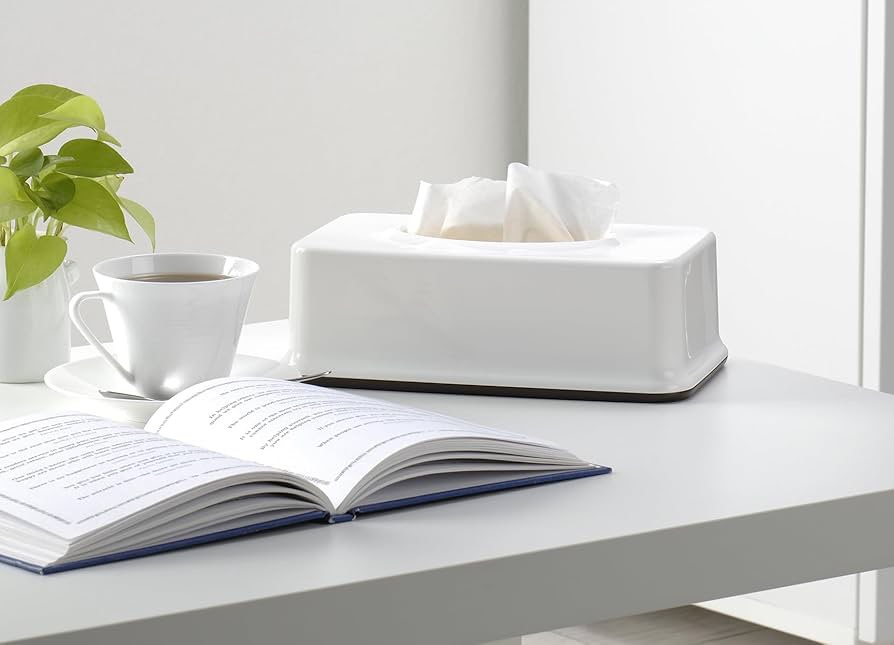 Hộp đựng khăn giấy Inomata Tissue Case - White