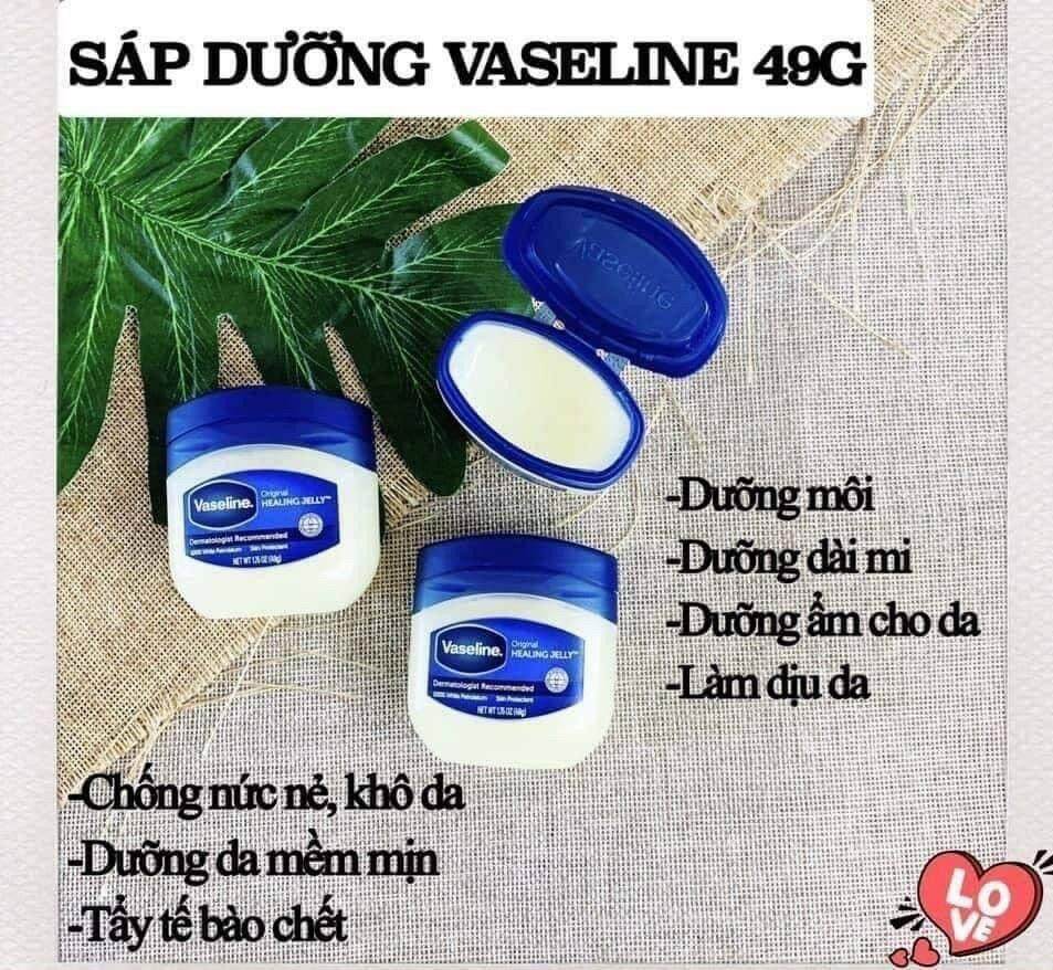 Sáp Dưỡng Ẩm Vaseline Original, Hũ 49g
