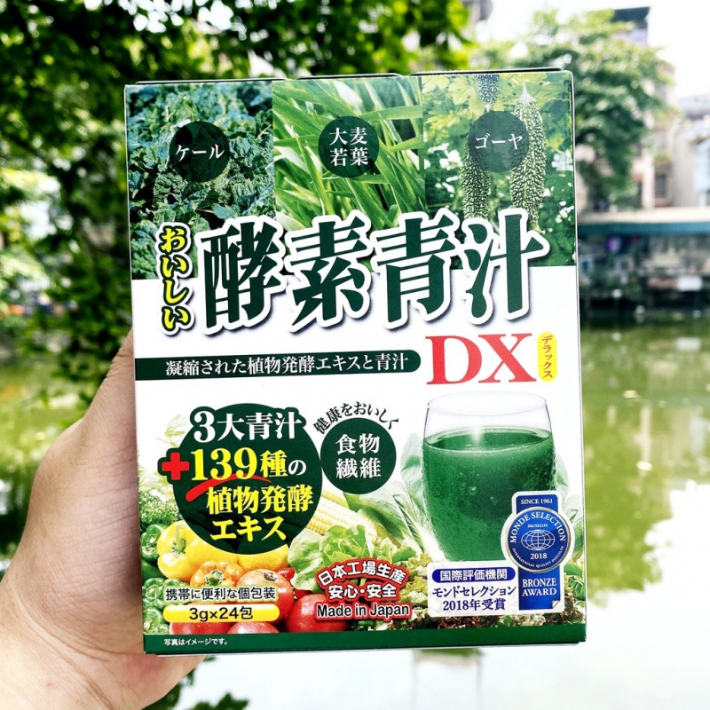 Bột nước ép rau củ tổng hợp Japan Gals cung cấp chất sơ, Vitamin cho cơ thể 24 gói x 3g
