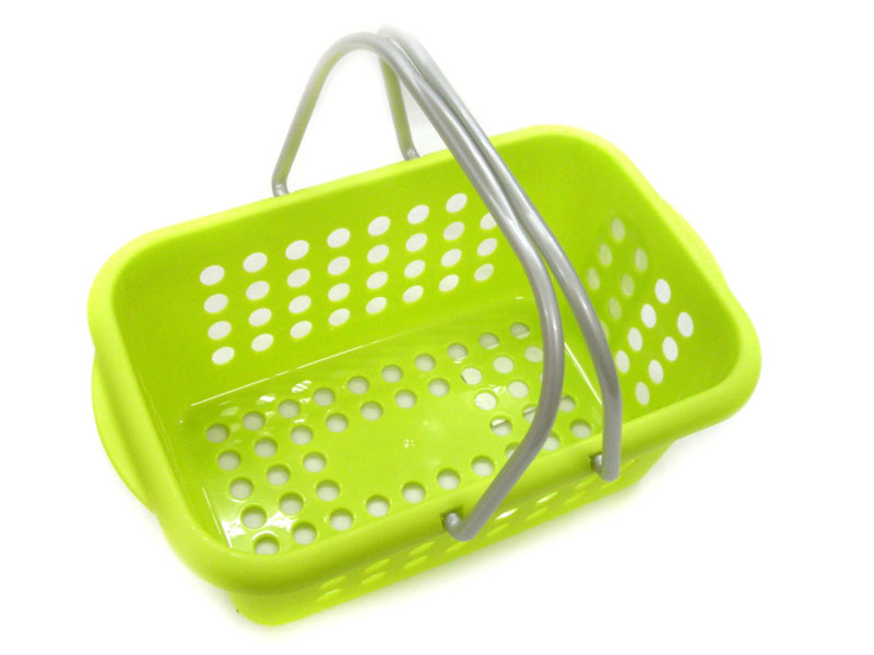 Giỏ đựng đồ có quai Inomata - xanh lá 